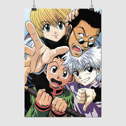 Плакат "Мисливець на Мисливця, аніме, Hunter x Hunter", 60×43см, фото 1