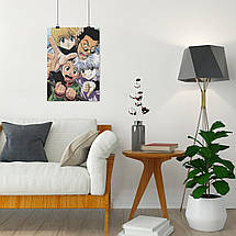 Плакат "Мисливець на Мисливця, аніме, Hunter x Hunter", 60×43см, фото 4