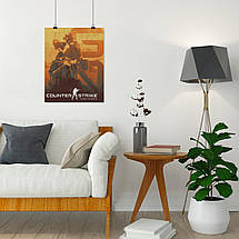 Плакат "Контрстрайк, Counter-Strike, CS:GO Global Offensive", 60×48см, фото 5