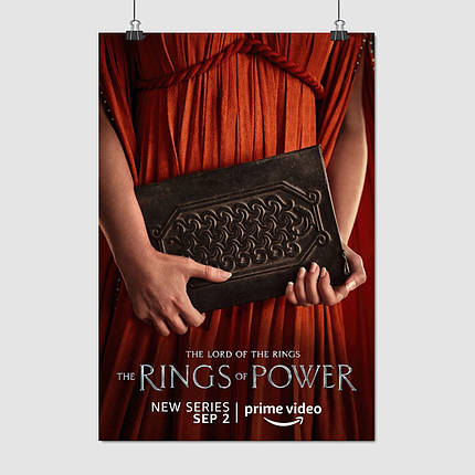 Плакат "Володар перснів: Персні влади, Rings of Power", 60×41см, фото 1