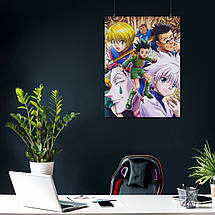 Плакат "Мисливець на Мисливця, аніме, Hunter x Hunter", 60×45см, фото 4