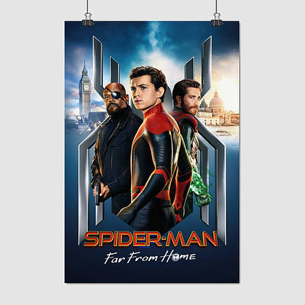 Плакат "Людина-павук: Далеко від дому, Spider-Man: Far from Home (2019)", 60×40см, фото 1