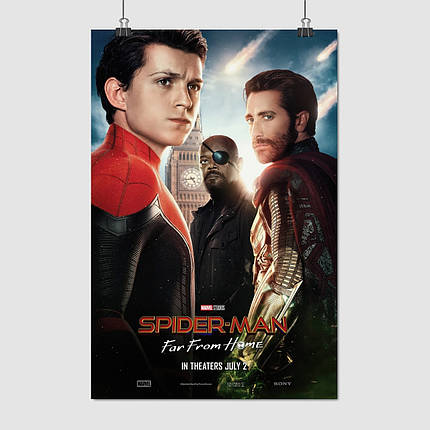 Плакат "Людина-павук: Далеко від дому, Spider-Man: Far from Home (2019)", 60×40см, фото 1