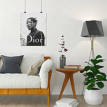Плакат "Ракім Маєрс, репер, A$AP Rocky, Asap Rocky", 60×46см, фото 4