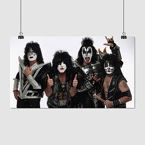 Плакат "КІСС, KISS", 34×60см