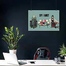 Плакат "Сім'я шпигуна, аніме, Spy × Family", 40×60см, фото 4
