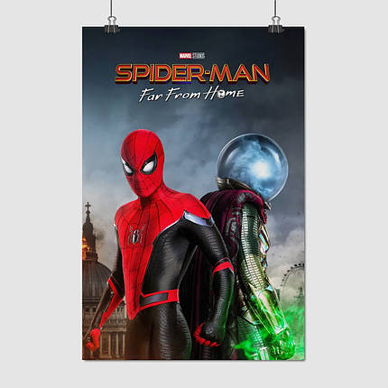 Плакат "Людина-павук: Далеко від дому, Spider-Man: Far from Home (2019)", 60×40см, фото 1