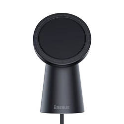 Бездротове магнітне зарядне Baseus Simple Magnetic Stand Wireless Charger Black (CCJJ000001)