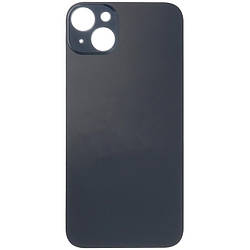 Задня кришка iPhone 14 Plus чорна, Midnight, з великими отворами під вікна камер, OEM