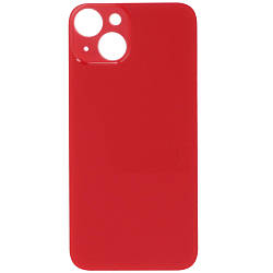 Задня кришка iPhone 14 червона, Red, з великими отворами під вікна камер, OEM