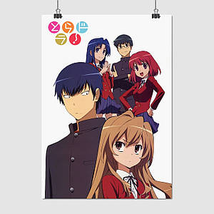 Плакат "Торадора, Toradora", 60×43см