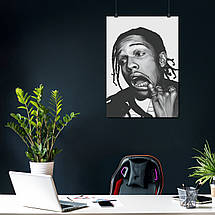 Плакат "Ракім Маєрс, репер, A$AP Rocky, Asap Rocky", 60×43см, фото 3