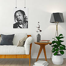 Плакат "Ракім Маєрс, репер, A$AP Rocky, Asap Rocky", 60×43см, фото 4