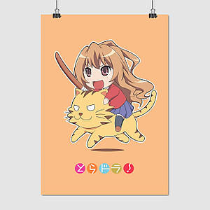 Плакат "Торадора, Toradora", 60×43см