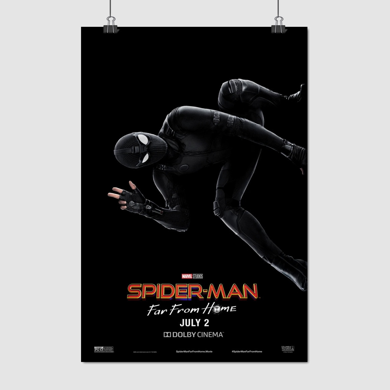 Плакат "Людина-павук: Далеко від дому, Spider-Man: Far from Home (2019)", 60×41см