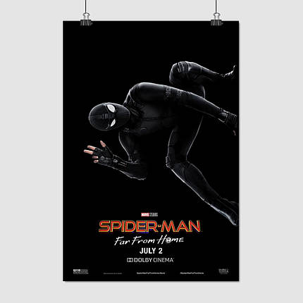 Плакат "Людина-павук: Далеко від дому, Spider-Man: Far from Home (2019)", 60×41см, фото 1