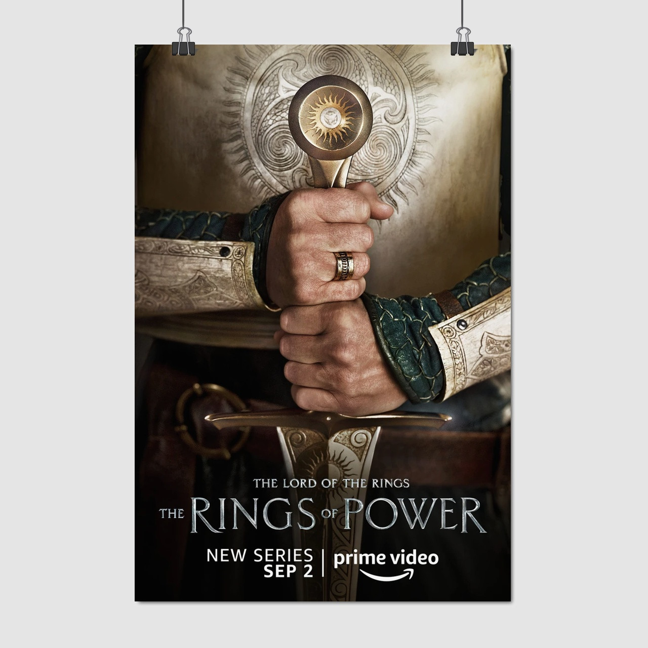 Плакат "Володар перснів: Персні влади, Rings of Power", 60×41см