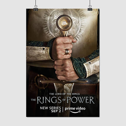 Плакат "Володар перснів: Персні влади, Rings of Power", 60×41см, фото 1