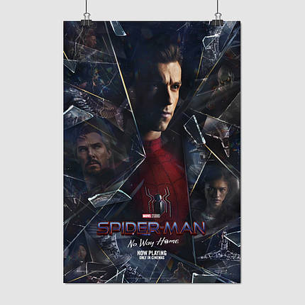 Плакат "Людина-павук: Додому шляху нема, Spider-Man: No Way Home (2021)", 60×41см, фото 1