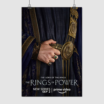 Плакат "Володар перснів: Персні влади, Rings of Power", 60×41см, фото 1