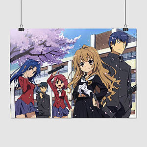 Плакат "Торадора, Toradora", 43×60см