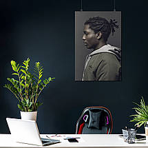 Плакат "Ракім Маєрс, репер, A$AP Rocky, Asap Rocky", 60×40см, фото 3