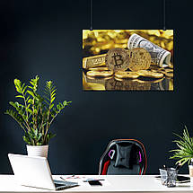 Плакат "Біткоїн, криптовалюта, Cryptocurrency", 40×60см, фото 3