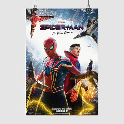 Плакат "Людина-павук: Додому шляху нема, Spider-Man: No Way Home (2021)", 60×41см, фото 1