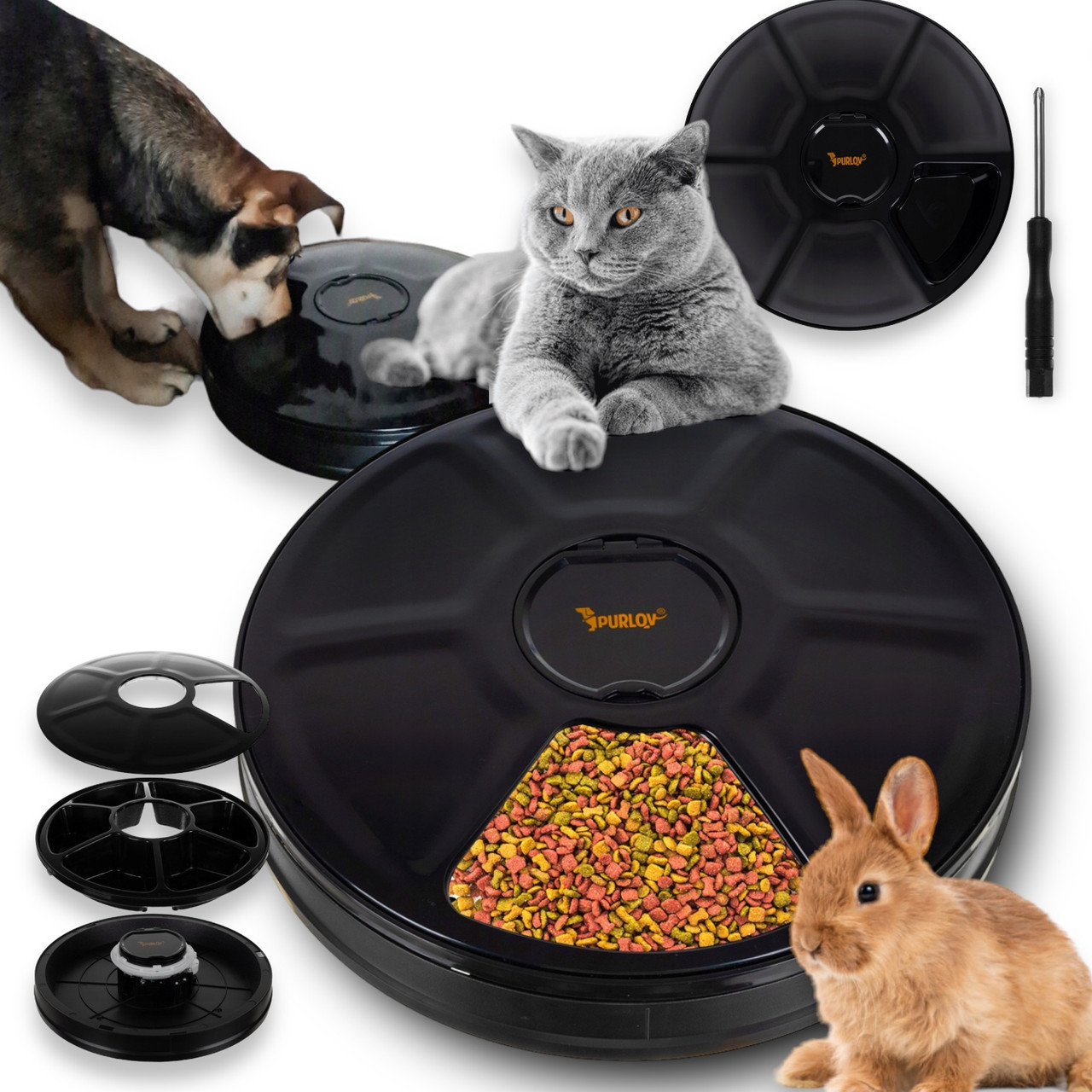 Автоматична годівниця для собак, кішок Purlov 20759, фото 1