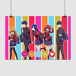 Плакат "Торадора, Toradora", 40×60см
