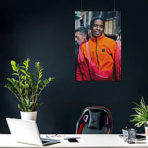 Плакат "Ракім Маєрс, репер, A$AP Rocky, Asap Rocky", 60×40см, фото 3