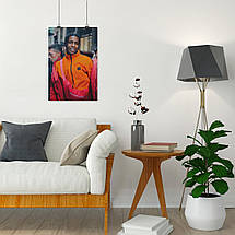 Плакат "Ракім Маєрс, репер, A$AP Rocky, Asap Rocky", 60×40см, фото 4