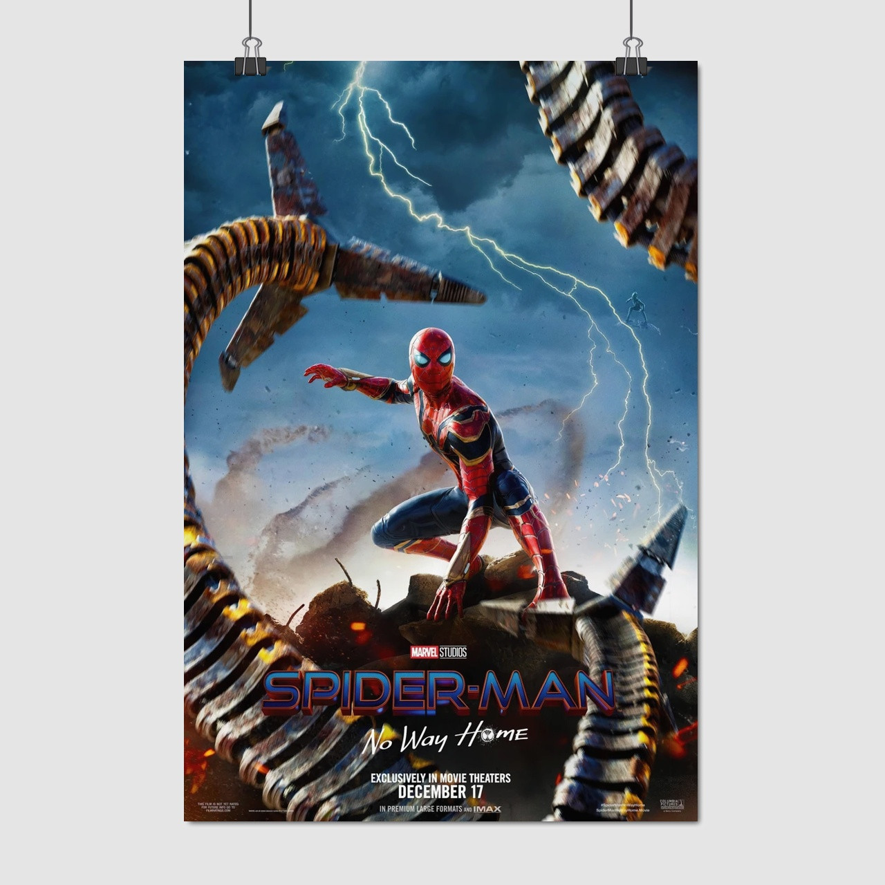 Плакат "Людина-павук: Додому шляху нема, Spider-Man: No Way Home (2021)", 60×41см