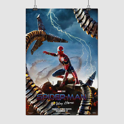 Плакат "Людина-павук: Додому шляху нема, Spider-Man: No Way Home (2021)", 60×41см, фото 1