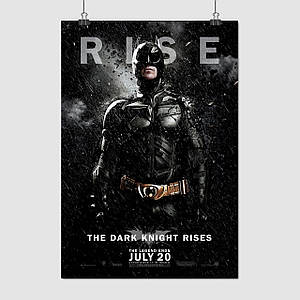 Плакат "Темний лицар повертається, The Dark Knight Rises (2012)", 60×41см