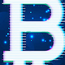 Плакат "Біткоїн, криптовалюта, Cryptocurrency", 60×43см, фото 2