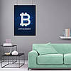 Плакат "Біткоїн, криптовалюта, Cryptocurrency", 60×43см, фото 8
