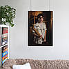 Плакат "ВОНО, Річард Тозієр (Фінн Вулфхард) з битою, Finn Wolfhard", 60×43см, фото 6