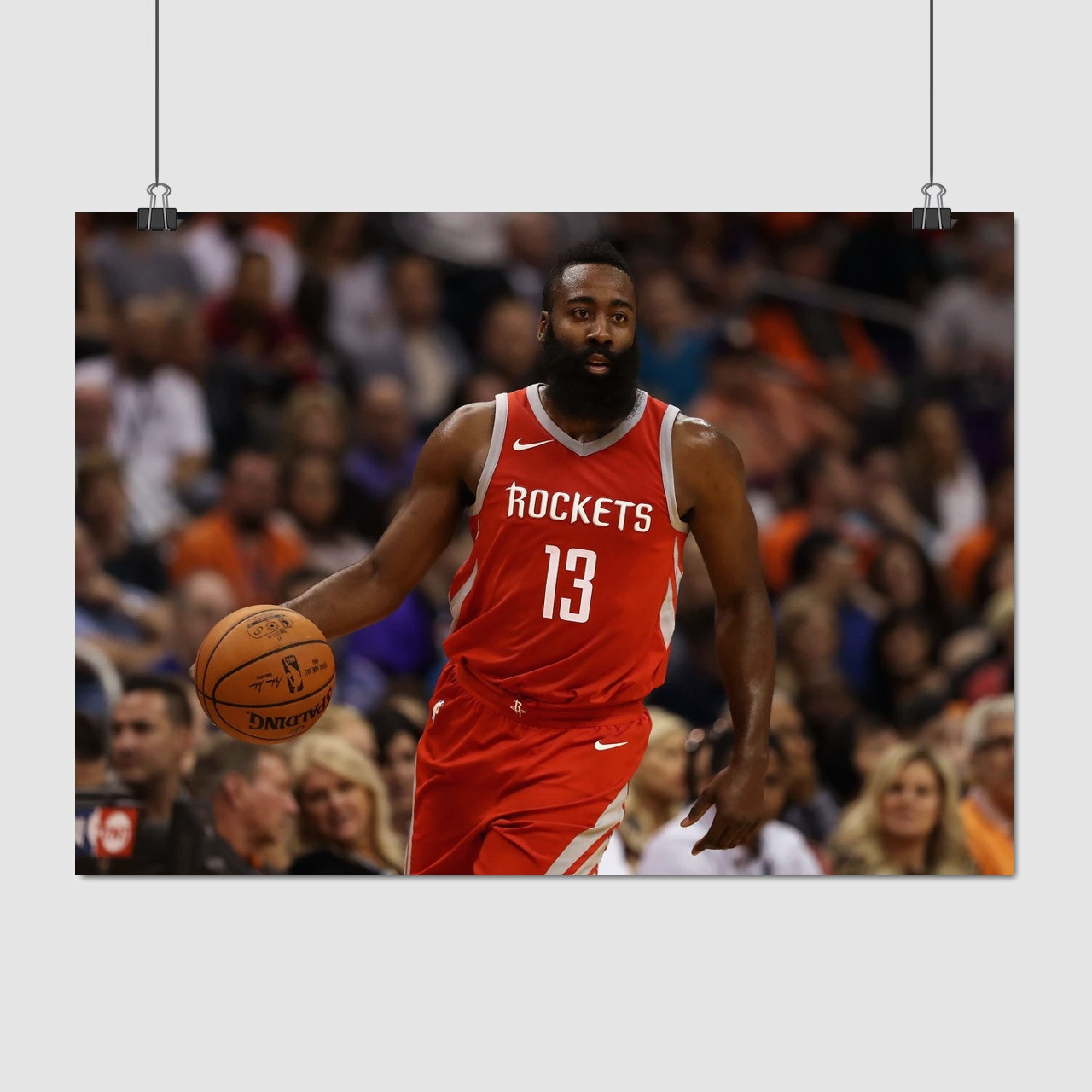 Плакат "Джеймс Едвард Гарден-молодший, баскетболіст, James Harden", 43×60см