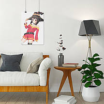 Плакат "Коносуба, Мегумін, KonoSuba, Megumin", 60×42см, фото 5