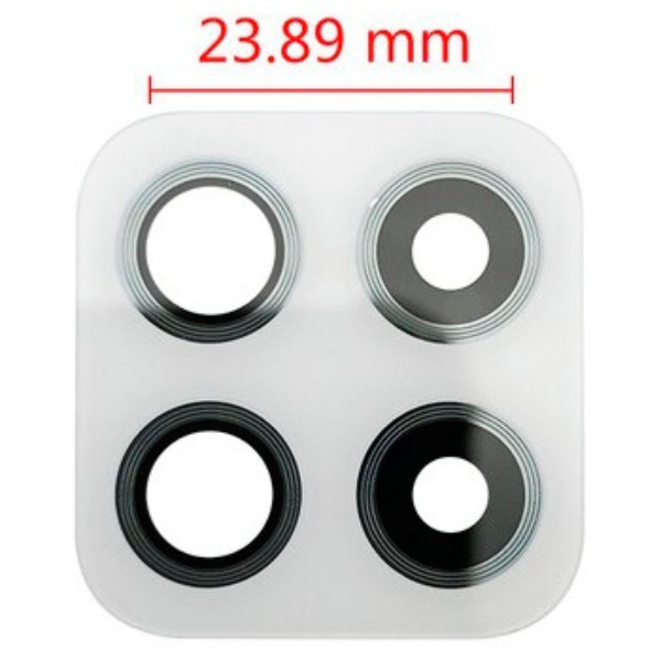 Скло камери Samsung A225 Galaxy A22 4G без рамки білого кольору, фото 1