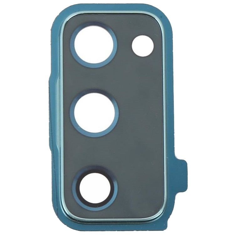 Скло камери Samsung G780 Galaxy S20 FE з рамкою зеленого кольору, Cloud Mint, фото 1