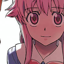 Плакат "Щоденник майбутнього, Mirai Nikki, Future Diary", 60×40см, фото 3