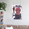 Плакат "Щоденник майбутнього, Mirai Nikki, Future Diary", 60×40см, фото 7