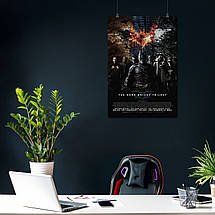 Плакат "Темний лицар, трилогія, The Dark Knight", 60×41см, фото 3
