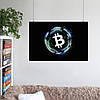 Плакат "Біткоїн, криптовалюта, Cryptocurrency", 40×60см, фото 6