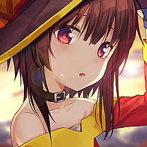Плакат "Коносуба, Мегумін, KonoSuba, Megumin", 60×45см, фото 3