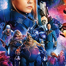 Плакат "Валер'ян і місто тисячі планет, Valerian and City of Thousand Planets", 60×40см, фото 2