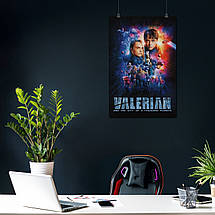 Плакат "Валер'ян і місто тисячі планет, Valerian and City of Thousand Planets", 60×40см, фото 3