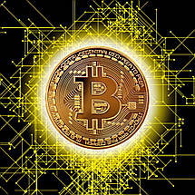 Плакат "Біткоїн, криптовалюта, Cryptocurrency", 40×60см, фото 2